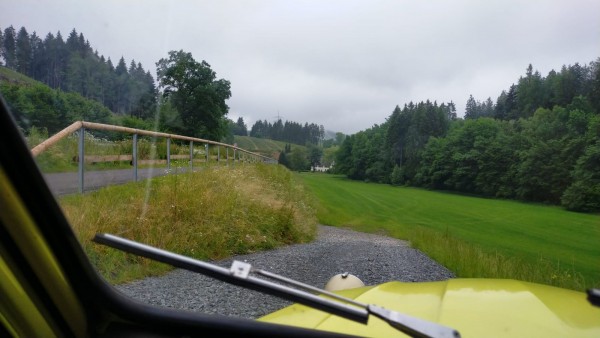 Petite route de montagne pour éviter Dortmund et ses bouchons