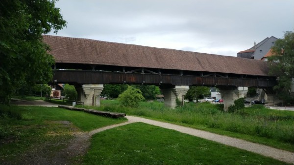 Pont Holzbrucke de 1556 à Aarberg