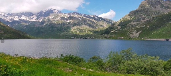 barrage de Suretta avant la dernière grimpette