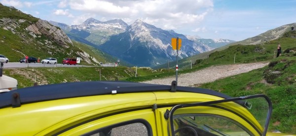 Col Spluga qui fait la frontière avec la Suisse.