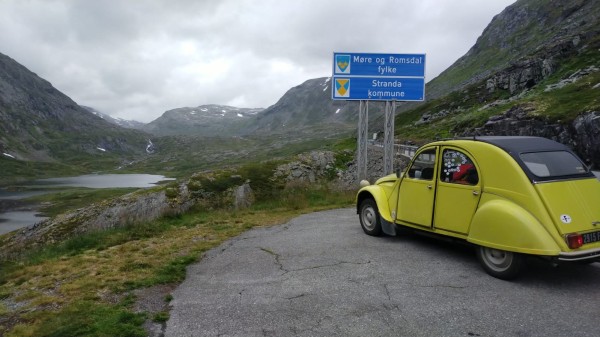 dernier col avant l'arrivé sur le fiord