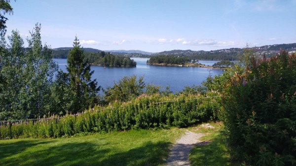 la vue depuis la maison