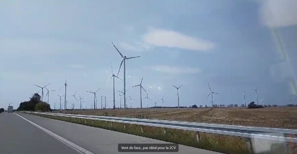 Fort vent de sud durant toute la journée, pas évident avec le 435 cc