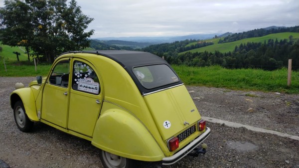 Dernière étape de la journée: un col à 959 m monté toute en première