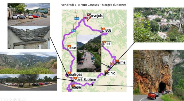 Vendredi 6: circuit Causses – Gorges du tarnes