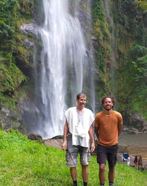 cascade du haut qui nous à permis un bon bain rafraichissant.