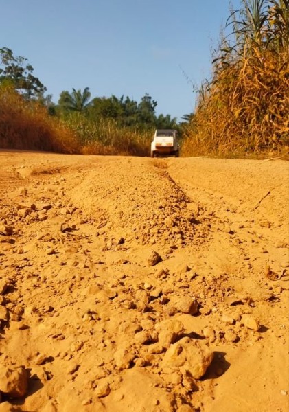 La route par moment était parfaite, mais certains passages étaient assez cassants