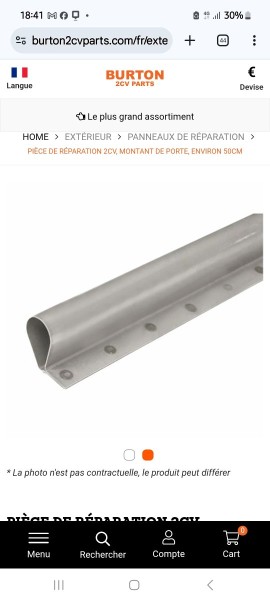 Réparation structure 50cm